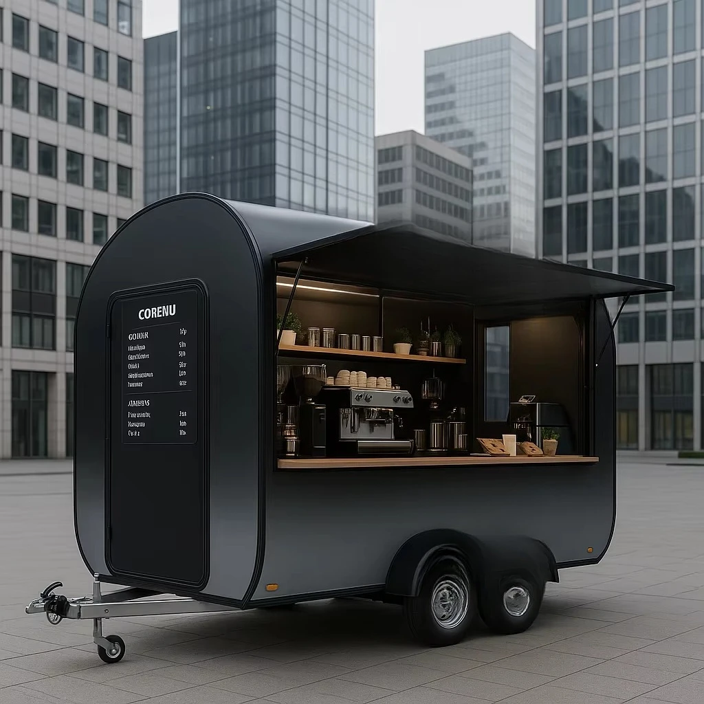 FOODLINE Budget Food Concession Cart Simple Assembly Light Weight Small Fast Food Vendor Mobile Workbench
