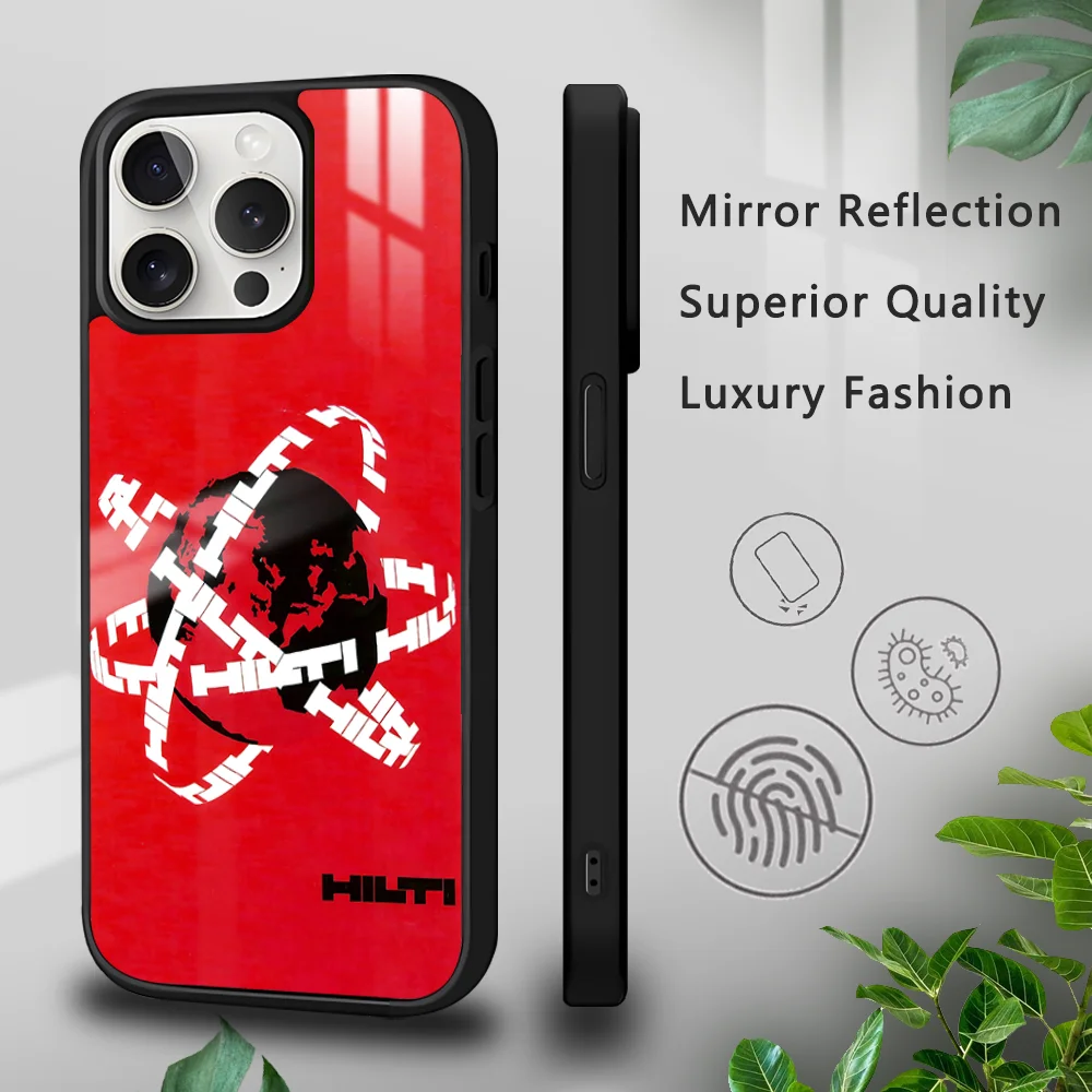 Toolbox Brand Hilti Tools Phone Case For iPhone 16 15 14 13 12 11 Pro Xs Max Mini Plus Celulares Hard Funda