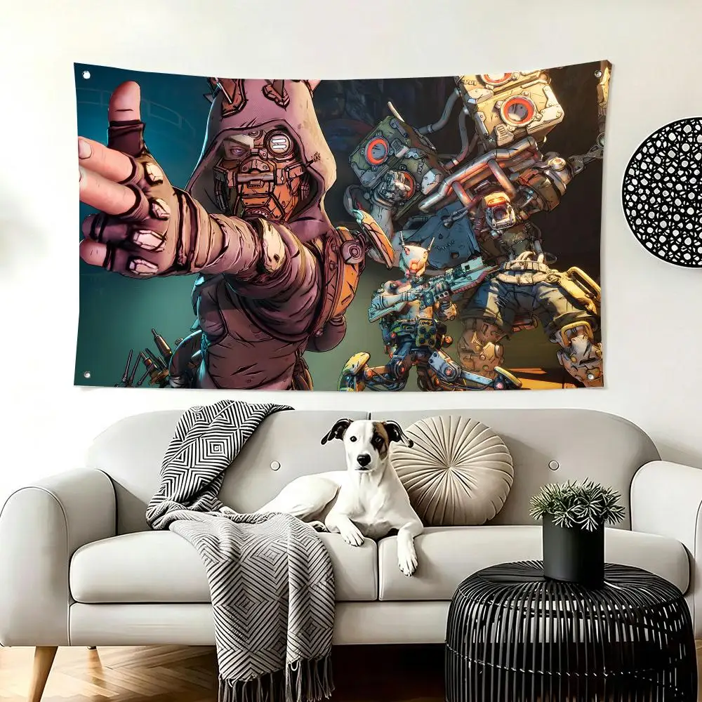 Video Game B-Borderlands Flags  For Living Room Home Dorm Decor Wall Outdoor Camping Party Banner Gifts