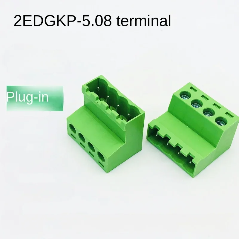 

2EDGRK-5.08mm solderless docking plug-in terminal block, air plug-in copper environmentally friendly female base 2P-24P