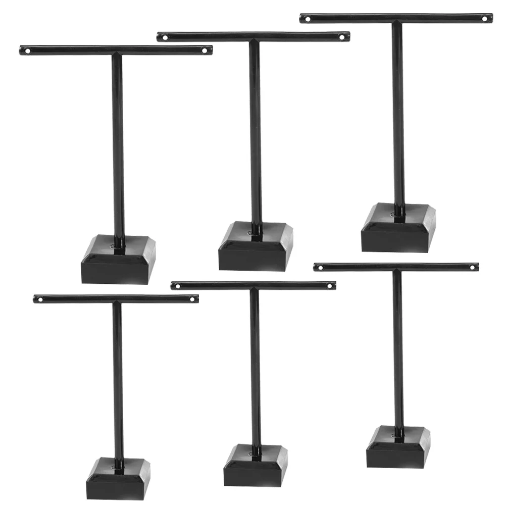 

6 Pcs Clutter-free Earring Storage Dangle Earrings Holder Rack Acrylic Countertop