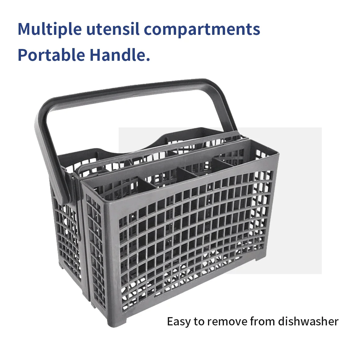 1PC Universal Cutlery Dishwasher Replacement Basket for Bosch, Maytag, Kenmore, Whirlpool, LG, Samsung, Kitchenaid, GE