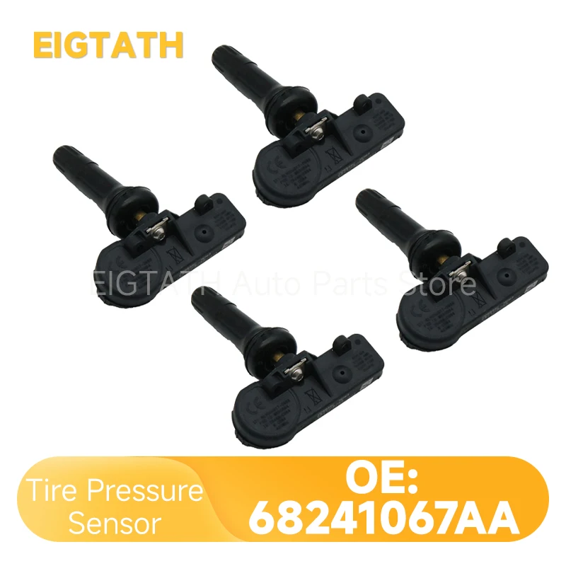 

4 шт. датчик давления в шинах TPMS для Jeep Grand Cherokee Lancia Voyager Dodge Journey Chrysler 68241067AA 56029398AA 56029398AB