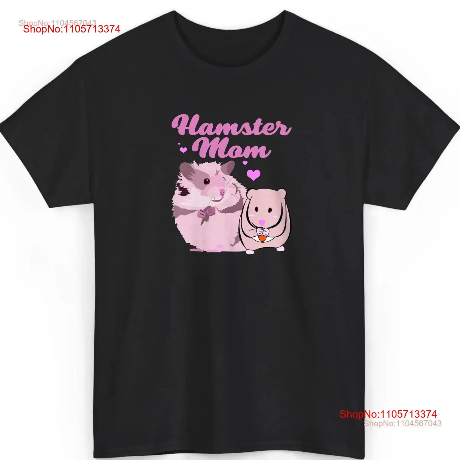 Hamster Mom T Shirt Cute Lover Funny Pet Owner for Women Small EnthusiasT Animal vintage Washed designer clothes Stylish