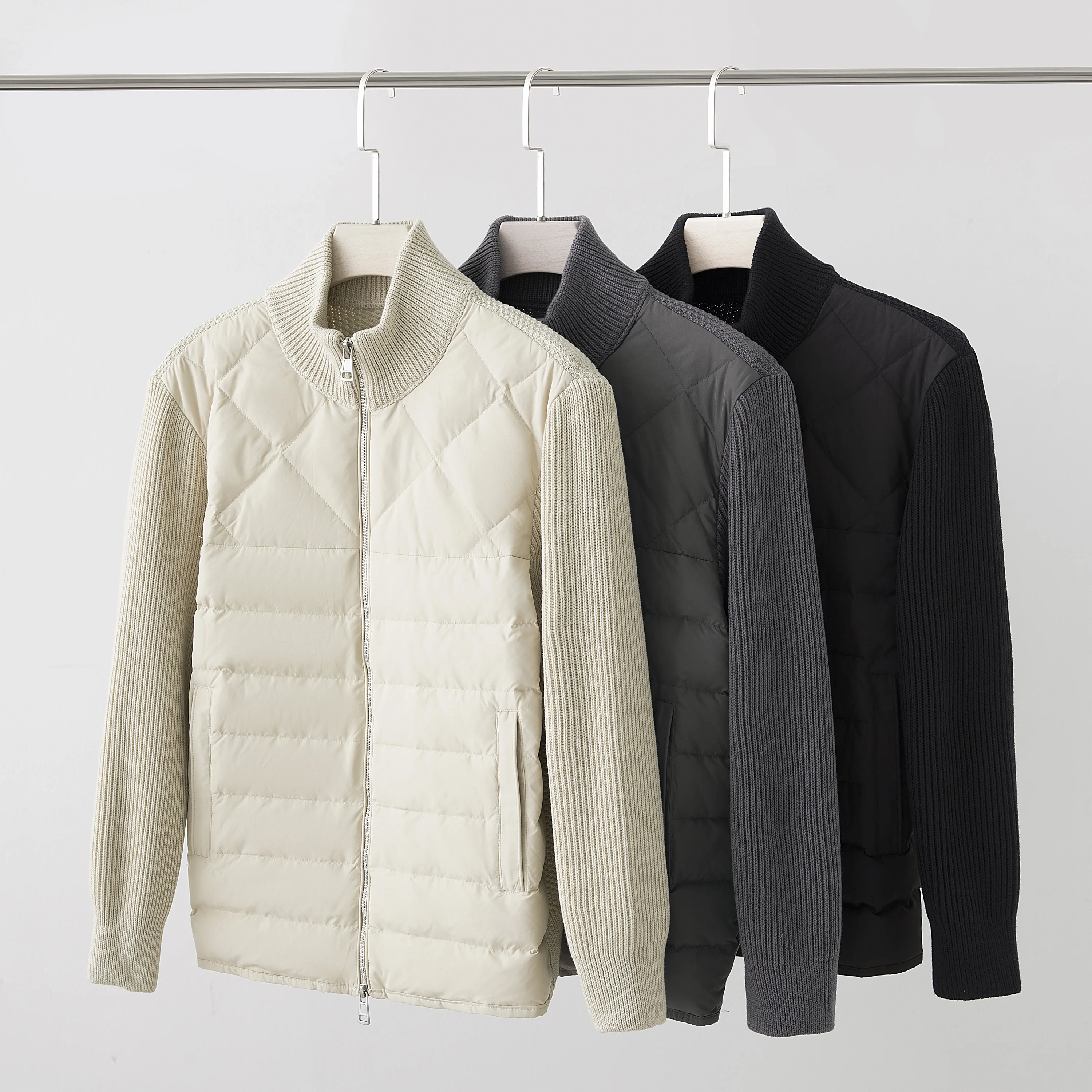 Ciclismo all'aperto Viaggi Campeggio Escursionismo Frangivento Pesca Tempo libero Alpinismo Arrampicata su roccia Piumino lavorato a maglia patchwork