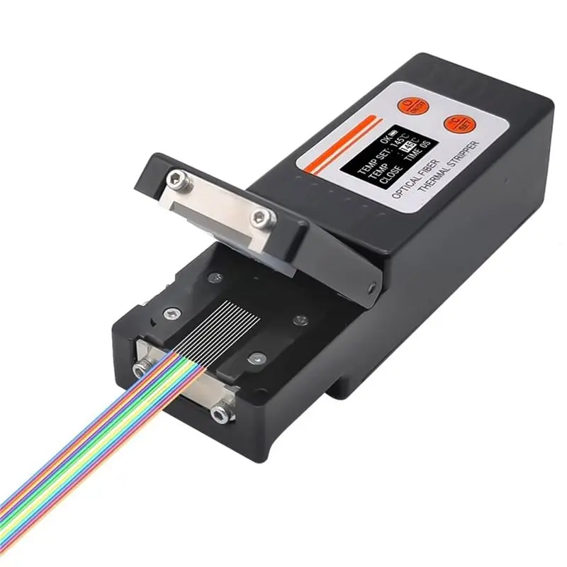 

【CYBER MONDAY】Fiber Optic Thermal Stripper Rechargeable Ribbon Fiber Stripper Tool 50- 180°C Adjustable Auto Shutoff, Type-C Cha