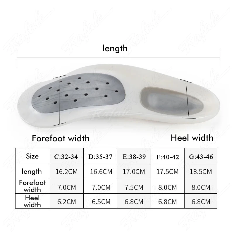 1 Set Flatfoot Massage Orthotics Inlegzolen Cubitus Varus Orthopedische Voetverzorging Flatfoot Correctie Arch Ondersteuning Orthopedische Kussens