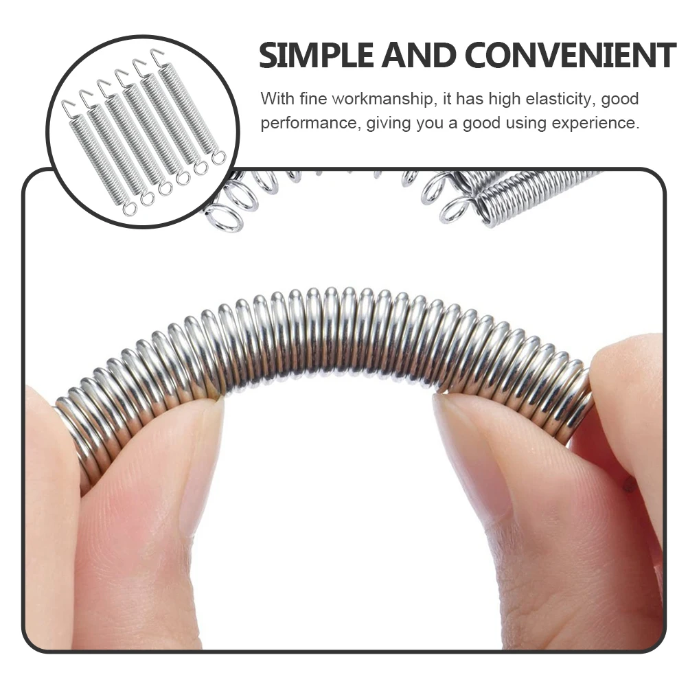 

6pcs Tremolo Electric Parts Replacement Lightweight Durable Accessories Guitar Bridge Springs Tremolo Bridge Springs Electric
