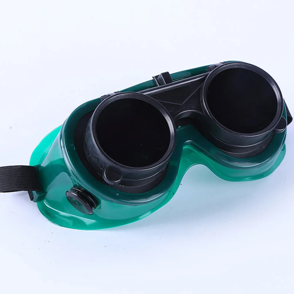 

3pcs Electric Welding Goggles Protector Pc Lens Anti-Glare Uv Protection Dustproof Safety Eyewear For Welding Cutting
