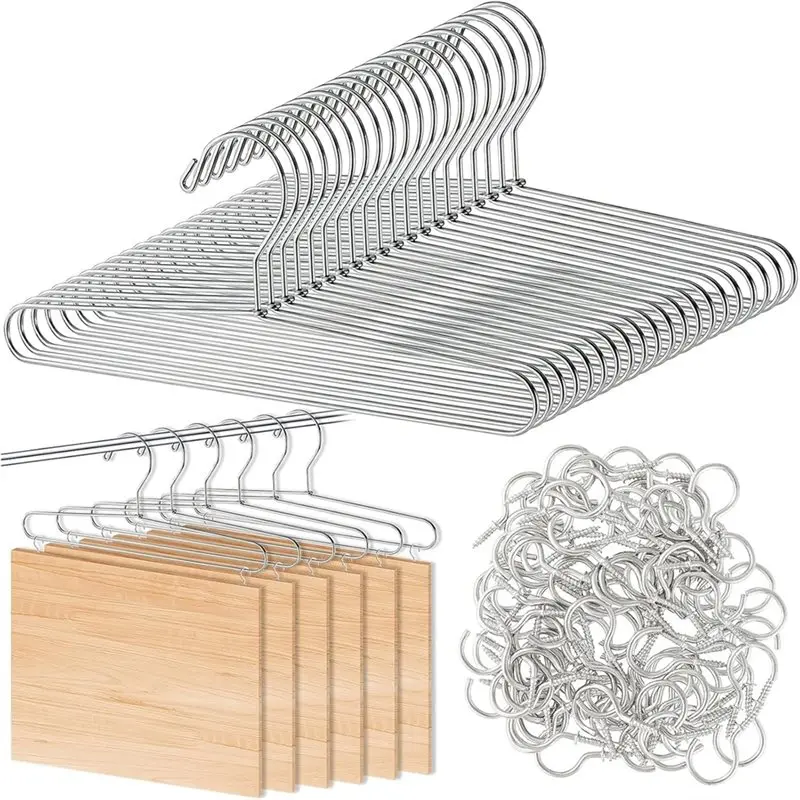 

BHTS-Painting Hanger 20Pack For Cabinet Door Paint Drying Brackets With 100Pcs Metal Screw-In Cup For Cabinet Doors