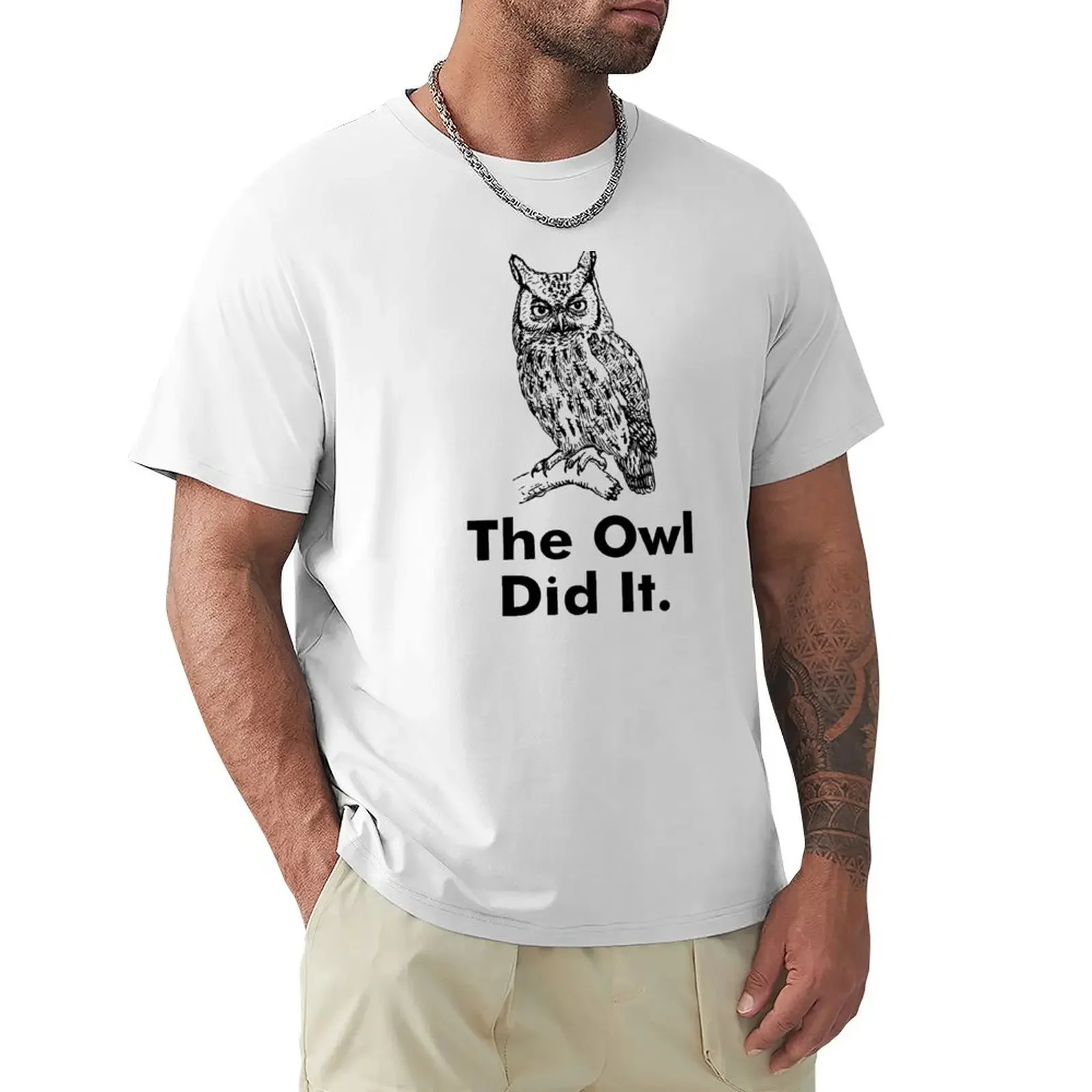 Owl Did It Staircase T-shirt Aesthetic clothing shirts graphic tees plain mens graphic t-shirts big and tall