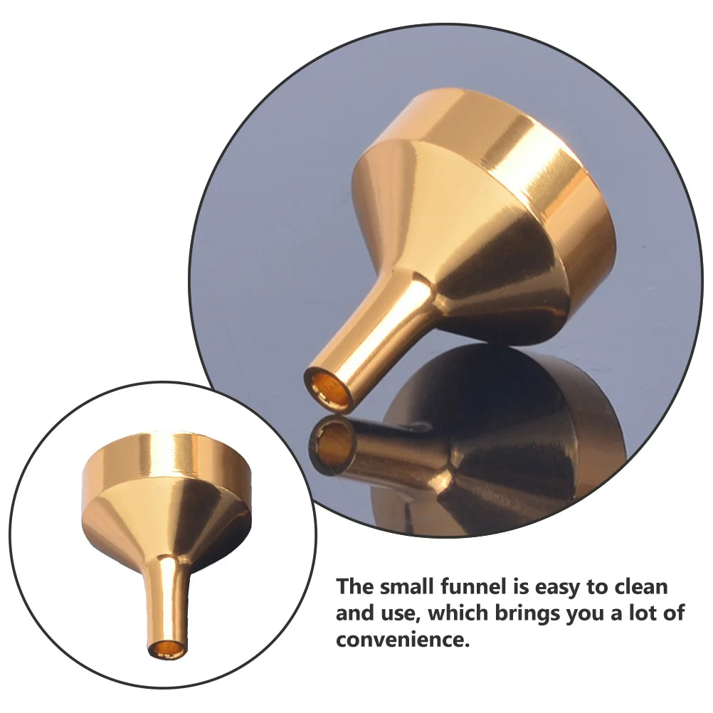 

15Pcs Tiny Funnel Small Metal Funnels for Bottle Filling Mini Dispensing Funnels for Skincare Perfume Oil Transfer Use