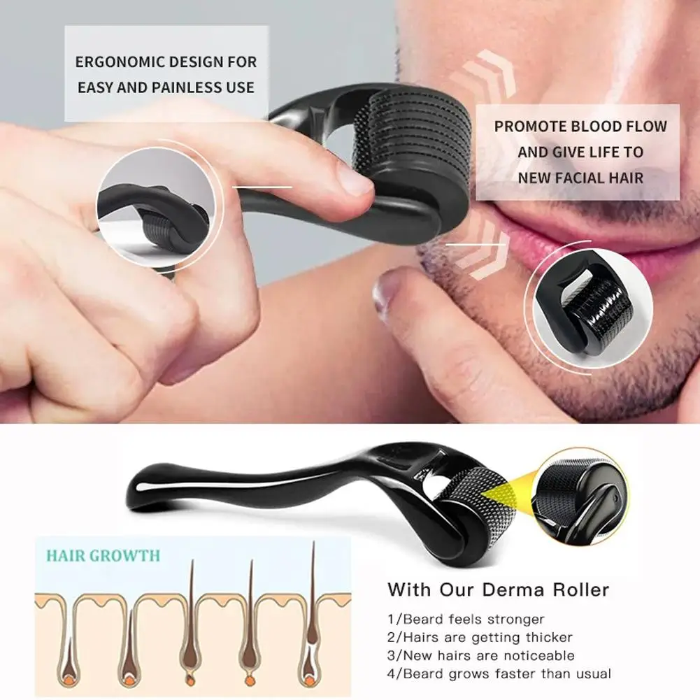 1/3PCS 0.2mm Derma Roller DRS 540 Needle Microneedling for Skin Care Body Treatment Meso Face Dermo Mikronadel Micro Agulha Face