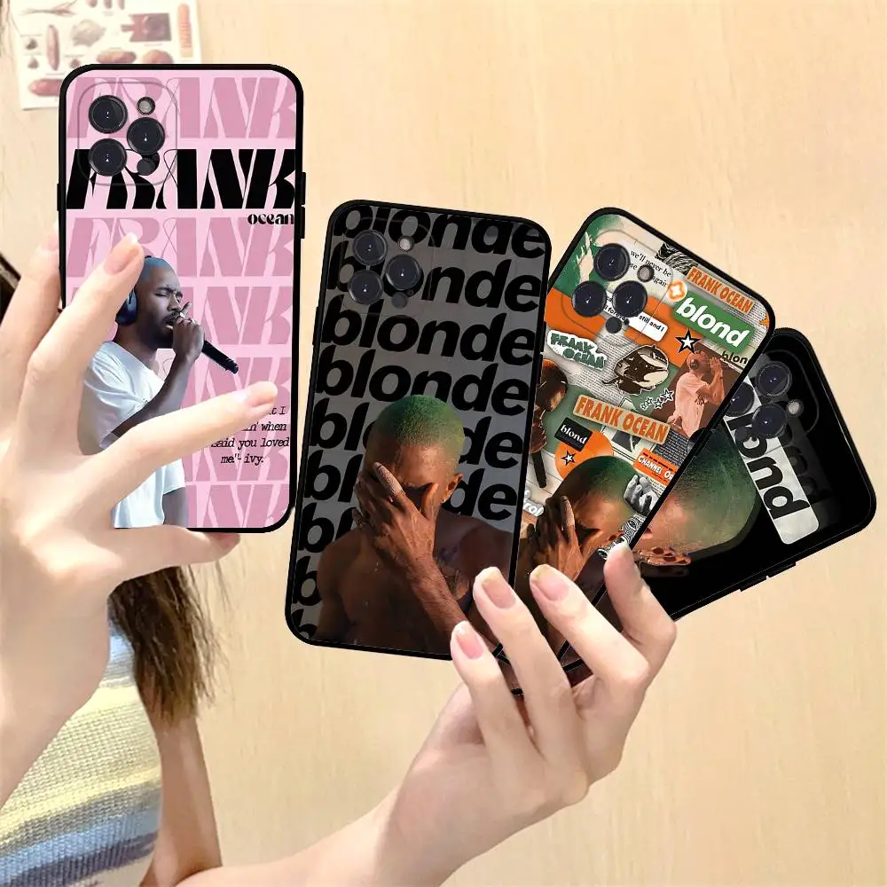 F-Frank Singer Ocean Phone Case For Iphone 17 16 15 16e 14 13 12 11 Pro Max Plus Case Cover Coque