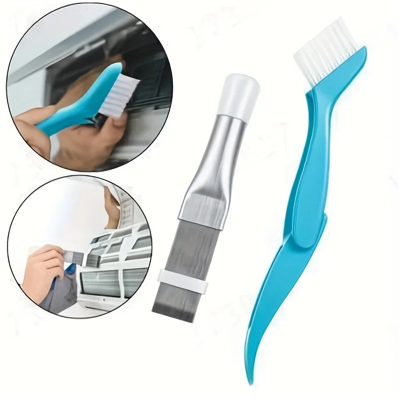 3pcs Air Conditioner Cleaning Kit Conditioning Fin Comb Condenser Radiator Remove Dust Tool Frozen Repair Household Cleaner Set