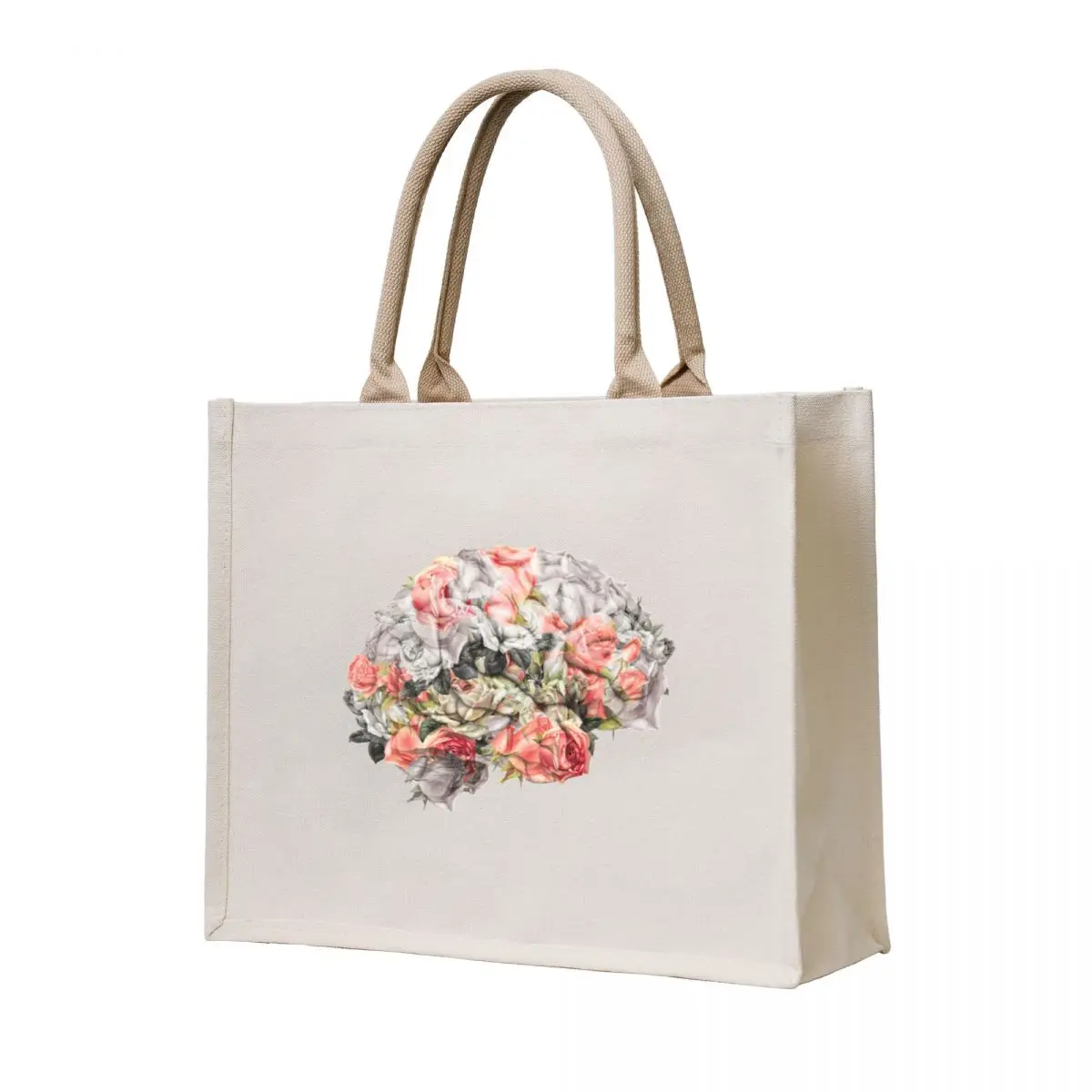 

Flower Brain Tote Bag bags luxury women canvas shopping bag Fabric bag canvas tote