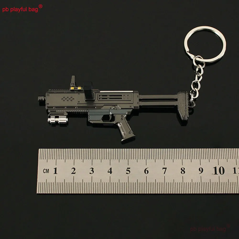 Mini Stopowy Brelok w Kształcie Małego Broni SMG-37, Gadżet do Gry, Dekoracja, 9cm, Figurki Akcji, Zabawki dla Dzieci, Prezent Urodzinowy ZG425