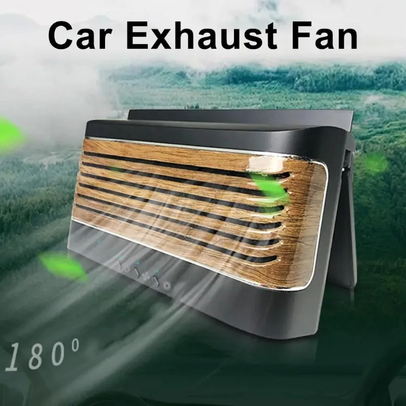 2026 New Upgrade Car Exhaust Fan Solar Powered Car Ventilator Cooling Fan Ventilation Fans Car Radiator Suitable Cooling