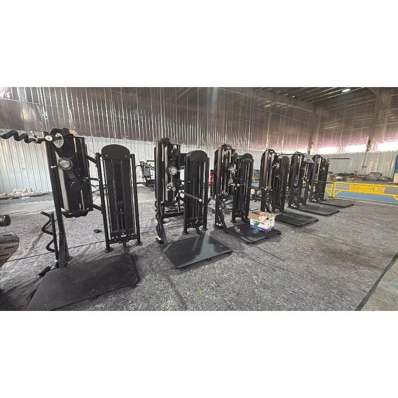 

Commercial Pin-Loaded Upper Body Workout Machine - Dual Cable Multi-Function Gear, Biceps, Triceps & Shoulders Training