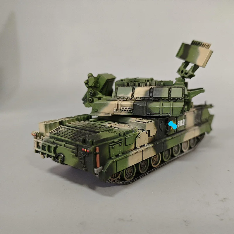 1/72 Chinese Hongqi 17 Air Defense Radar Missile Vehicle, Hand-Painted Finished Model Decorative Ornament, Plastic Material