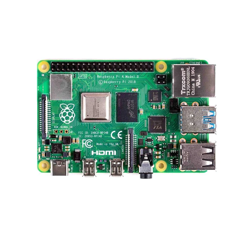 Official Original Raspberry Pi 4 Model B Dev Board RAM 1GB 2GB 4GB 8GB Core CPU 1.5Ghz 3 Speeder Than Pi 3B+