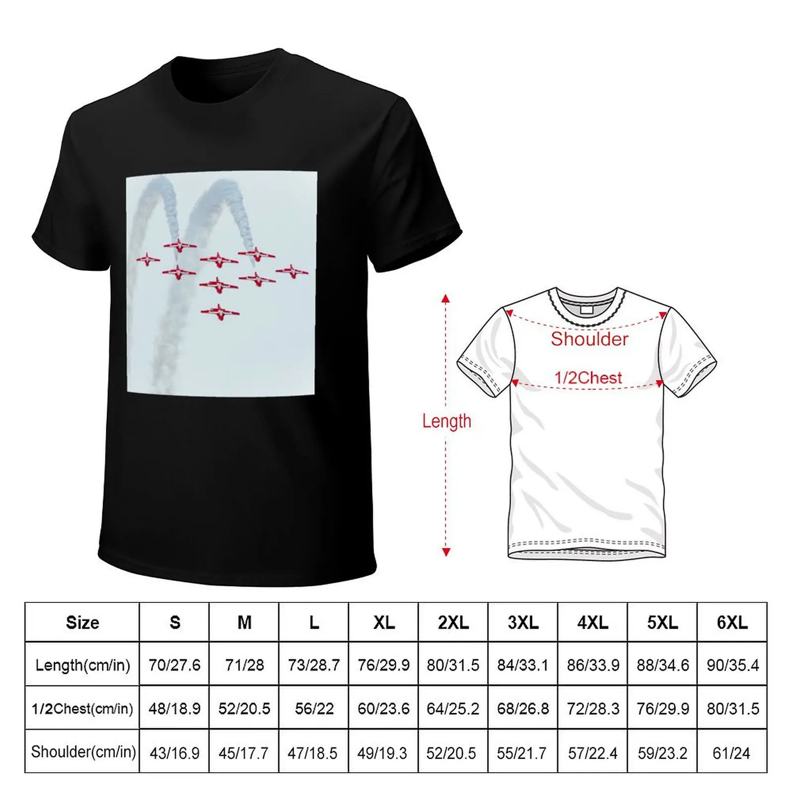 Canadian Snowbirds is an amazing team. T-Shirt man t shirts cotton T-Shirt