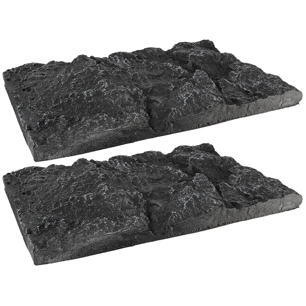 2pcs 45x28cm Qinglong Stone Decorative for Fish Tank Reptile Box Background 3D Terrarium Wallpaper Decor