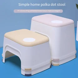 Bathroom stools, shoe stools, foot pedals, small benches, low stools, adult household transparent plastic, Small Bench for Shoe