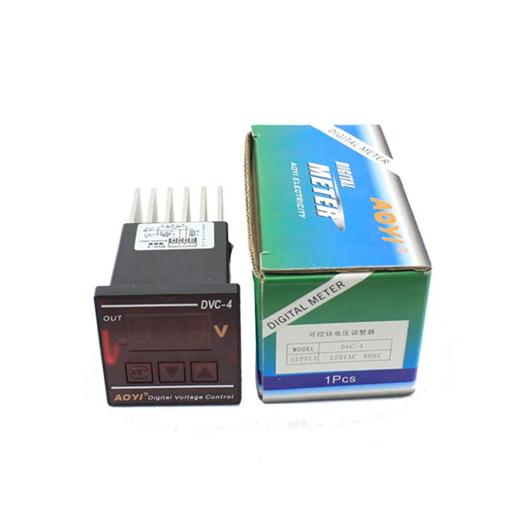 AOYI 220VAC 1KW مرحلة واحدة/ثلاثية DVC-42 منظم جهد التكامل الرقمي لمعدات الصناعة