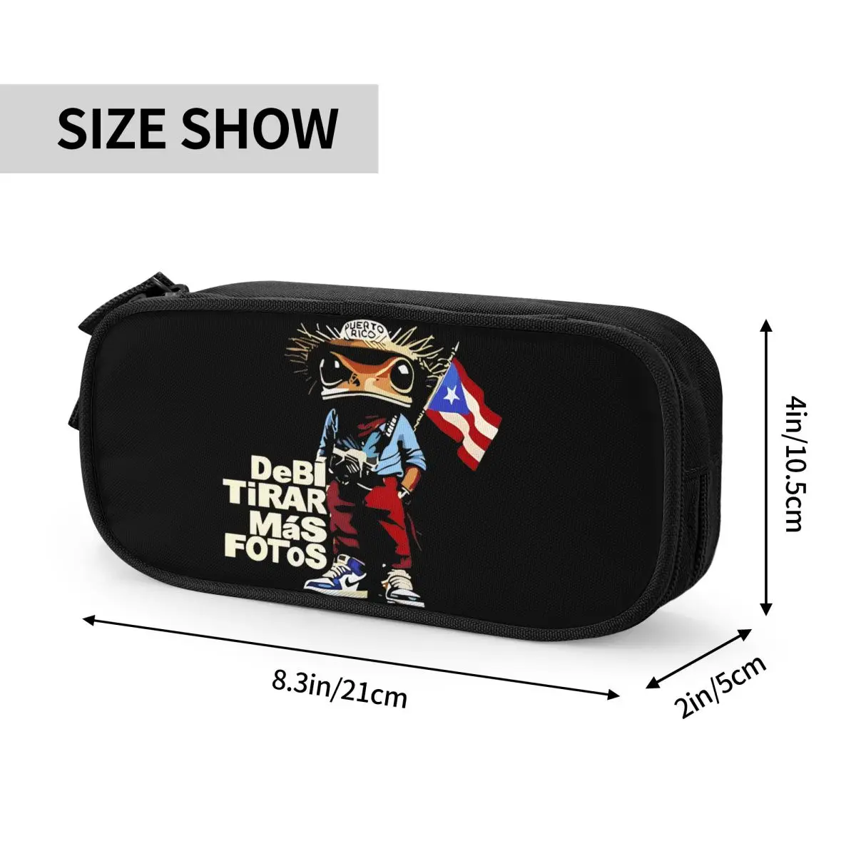 BAD BUNNY DTMF 2025 Tour Band Pencil Case Debi Tirar Mas Fotos Pencilcases Pen Large Storage Bags Office Zipper Stationery