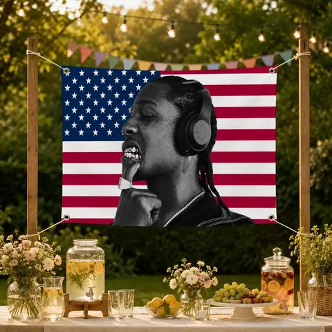 Asap rocky flag-AliExpress