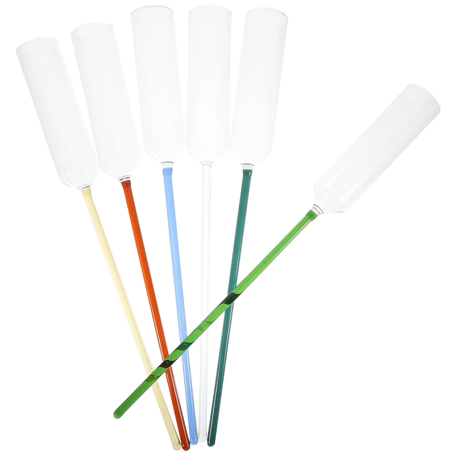 6Pcs Cup Acrylic Wine Goblet Creative Design Comfortable Touch Suitable for Wine Whiskey Beverage Party