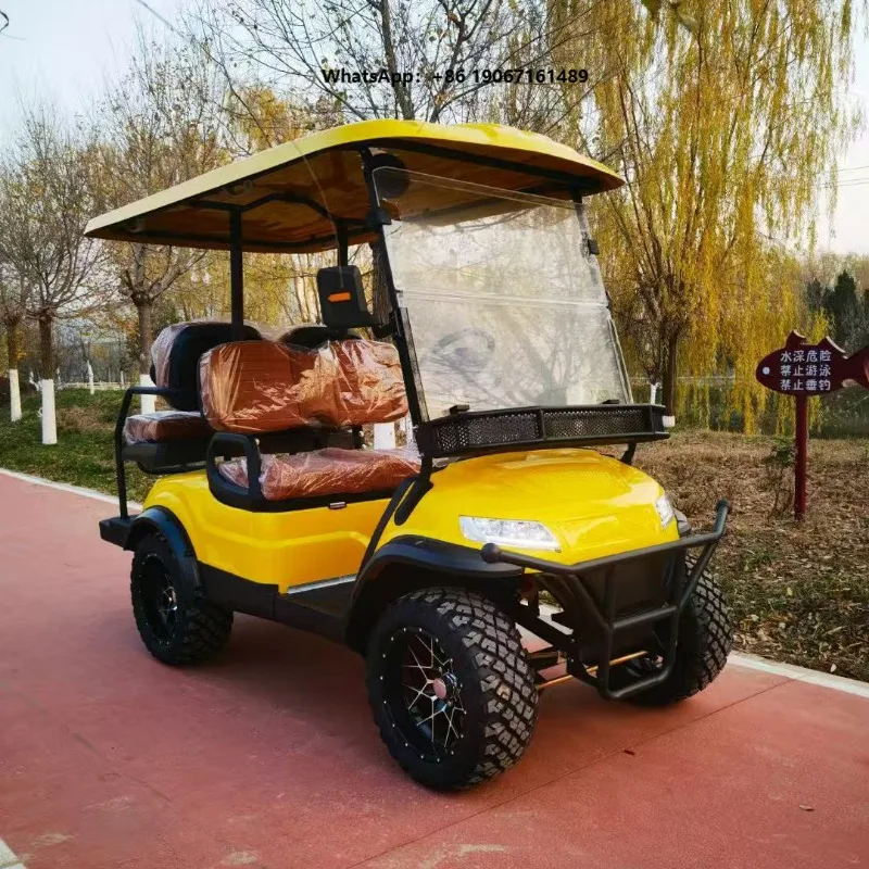 Wholesale Custom Design Passenger Golf Cart for Golf Course Transportation and Outdoor Leisure Travel LXM