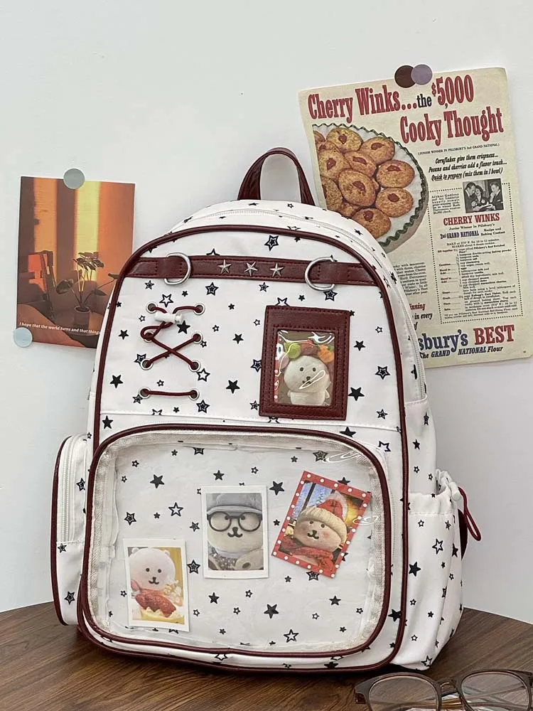 Kawaii Starry Harajuku Pastel Ita Backpack
