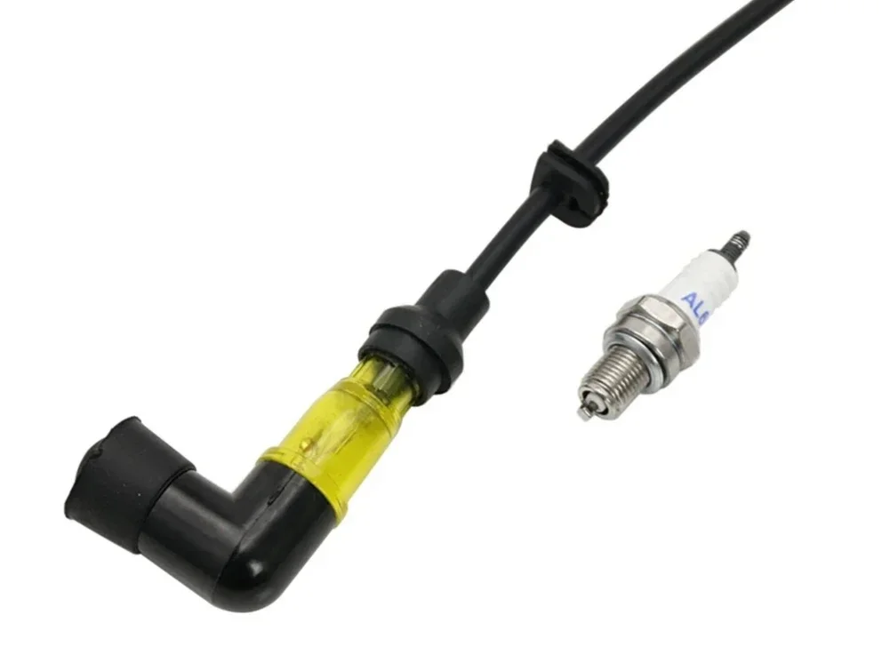TAOVisual Flashing Ignition Coil + Spark Plug for Zenoah CY 23CC~71CC Engine for 1/5 Hpi Rofun Rovan Km Baja LT FG MCD GoPed Red