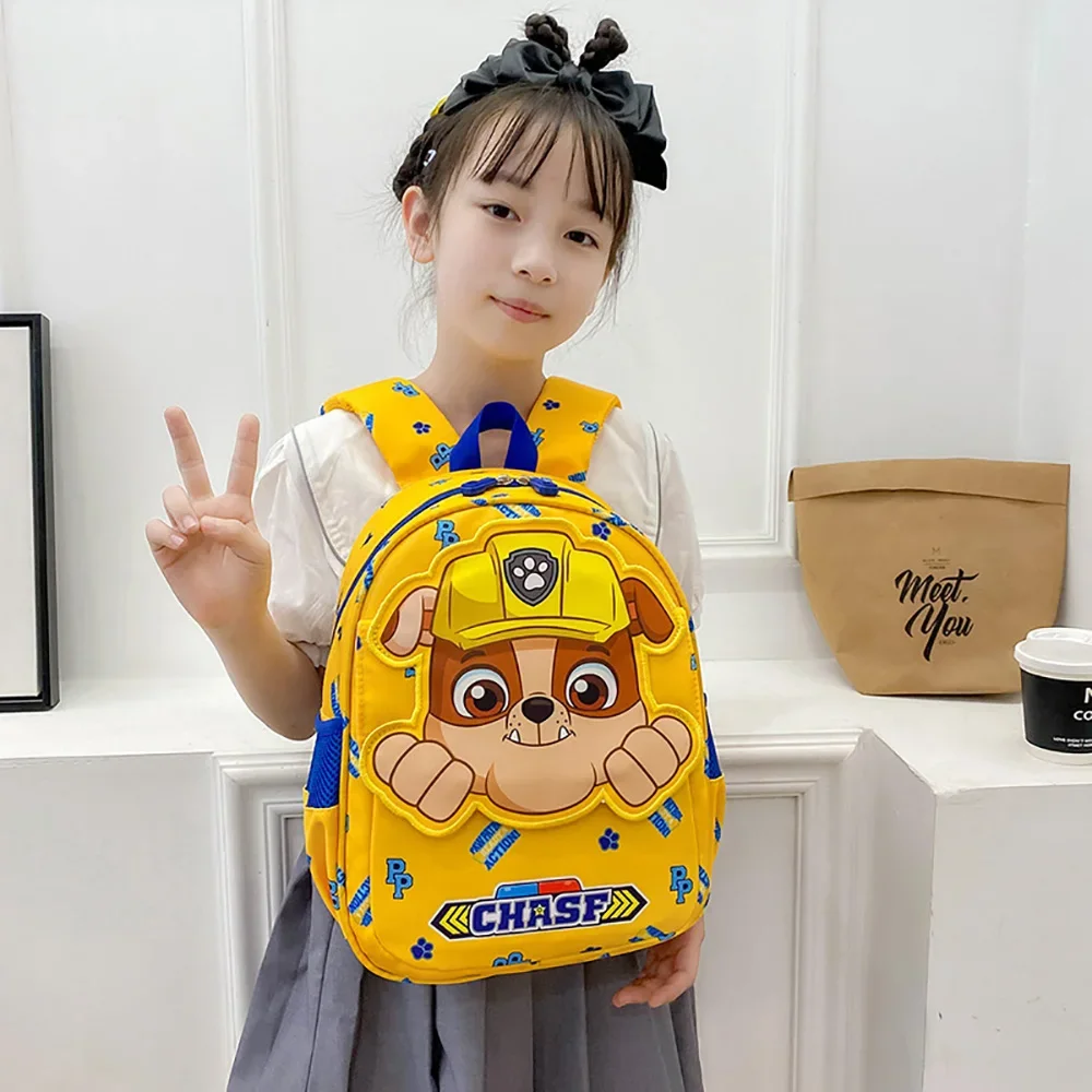 PAW Patrol Kawaii Marshall Skye Rubble Chase Children\'s Backpack Cute Cartoon Kindergarten Schoolbag Birthday Gifts For Boy Girl