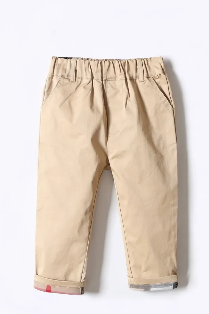 Spring  Autumn New Design Kids Trousers Boys Cotton Pants for Baby Boys Thin White Toddler Trousers Casual Clothes Boys Pants