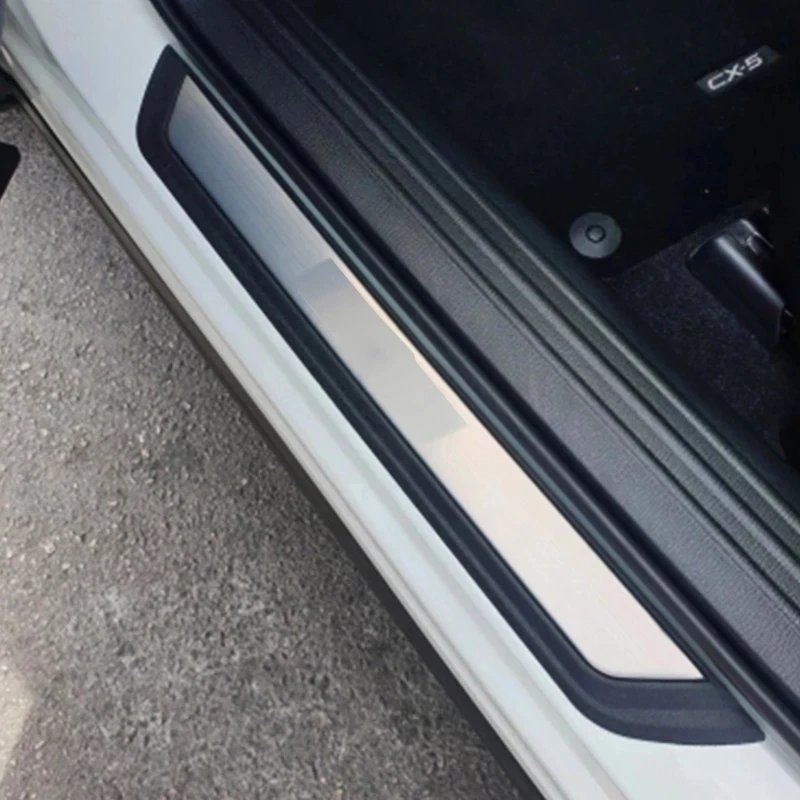 For Suzuki Vitara 2015 2016 2017 2018 2019 - 2024 Door Sill Kick Scuff Plate Protector Trims Guard Pedal Cover Car Components