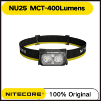 NITECORE NU25 MCT 400Lumens USB-C Rechargeable Headlamp Built-in 700mAh Battery for outdoor activities Lighting