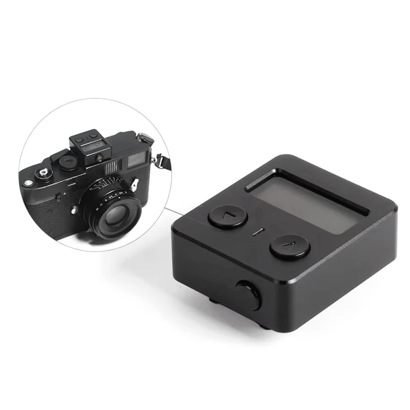 Metal Machine Top Light Meter External One-Button Real-Time Metering Dust-Proof Lens for Volenda Black-A25R