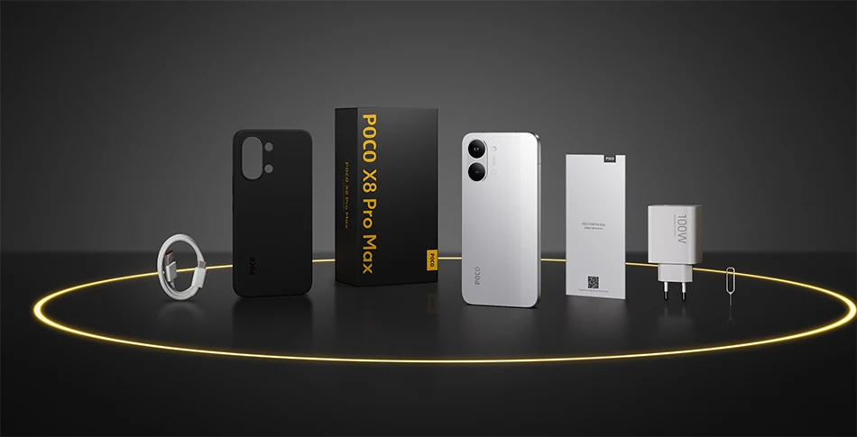Mobile Phones Global Version Xiaomi POCO X8 Pro Max 8500mAh 6.83'' 1.5K 120Hz Ultra-Bright AMOLED Display Dimensity 9500s