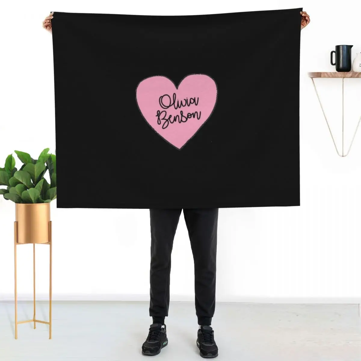 Olivia Benson Heart Sticker Throw Blanket Thin Winter beds For Decorative Sofa Bed linens manga sofa bed Blankets