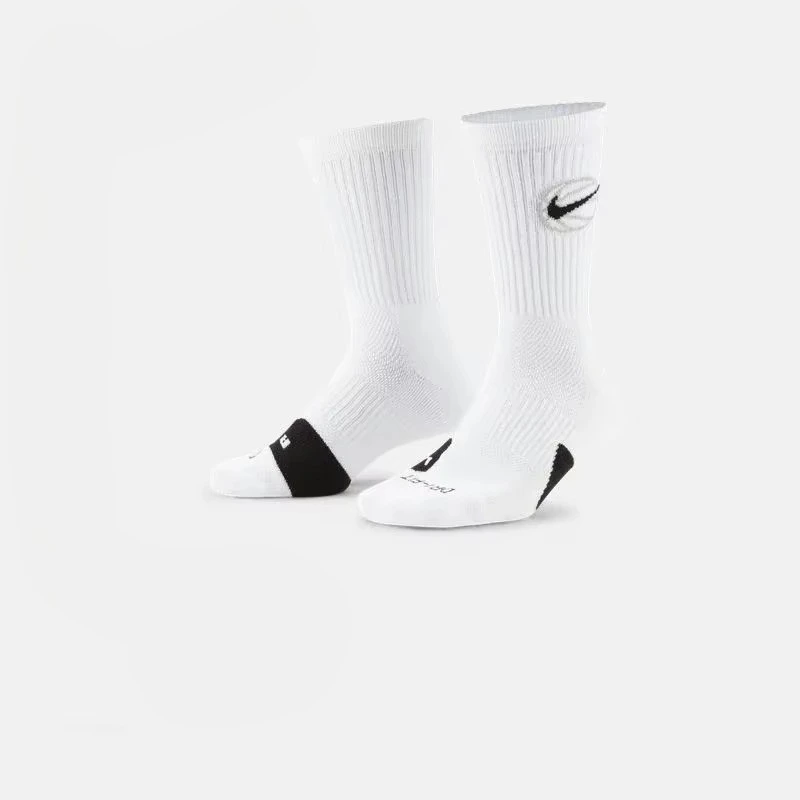 

Nike Everyday Crew Basketball Quick-Drying Mid-Tube Socks Men's And Women's Identical 3 Pairs White Unisex S M L DA2123