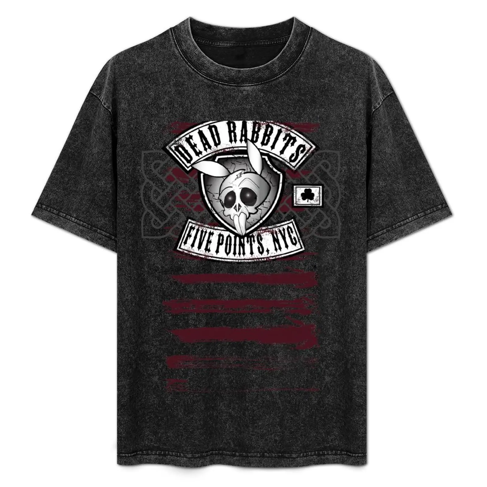 

Dead Rabbits Vintage Biker Design T-Shirt Gym Exercise Short Sleeve T-Shirt