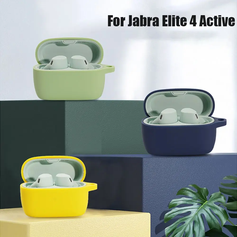 Soft Accessories Earphone Cover Silicone Case Protective For Jabra Elite 4 Active