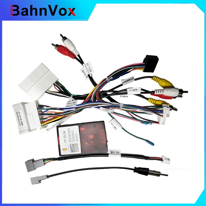Car Stereo Power Wiring Harness With Canbus Support Original USB For HYUNDAI AZERA KIA CADENZA K7