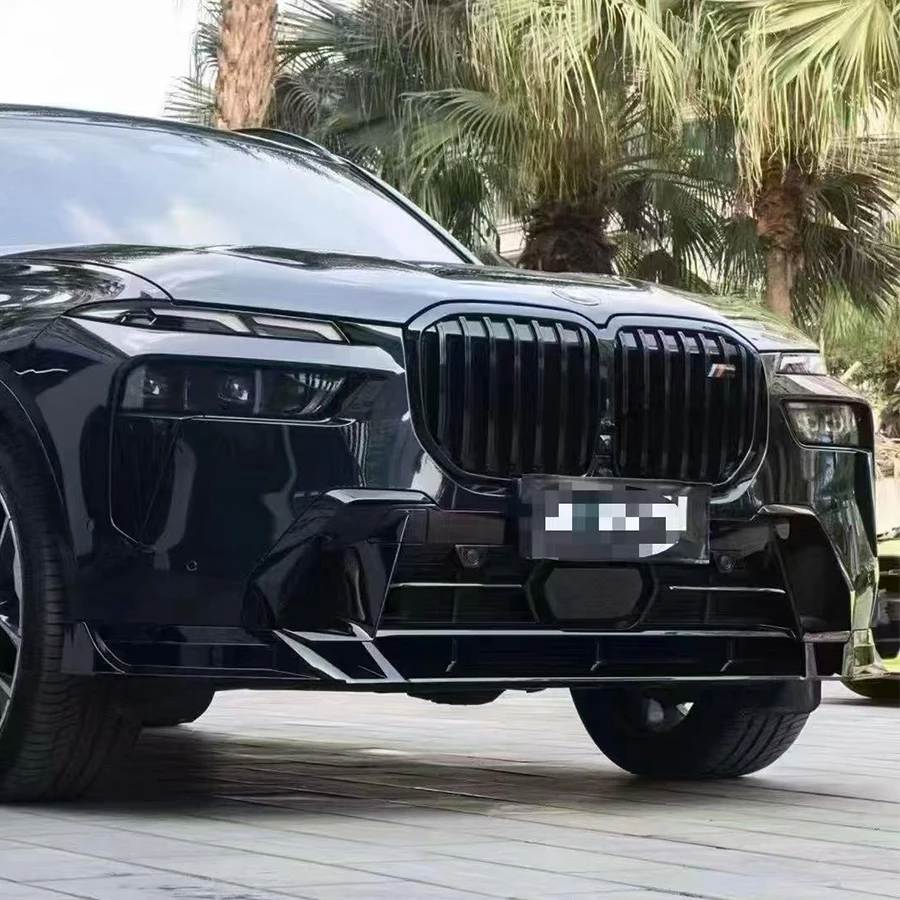 For BMW X7 G07 2023+ Carbon Fiber Car Front Bumper Diverter Spoiler Diffuser Front lip chin Shunt Car Accessories - view 6