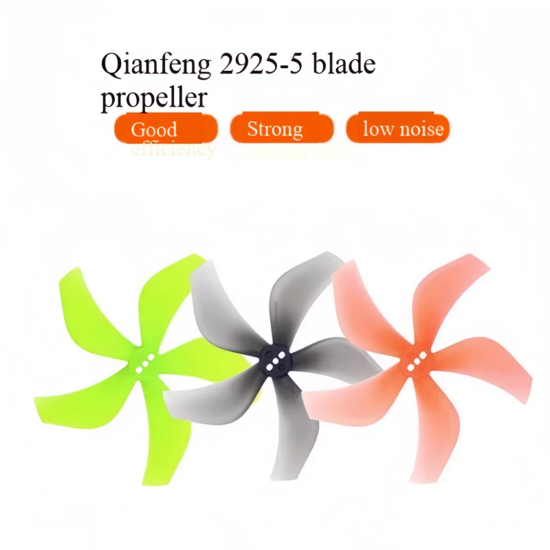 GemFan 2925 5-Blatt-Crossover-Modellflugzeug, kompatibel mit DJI AVATA Modellpropeller, FPV, vier Achsen