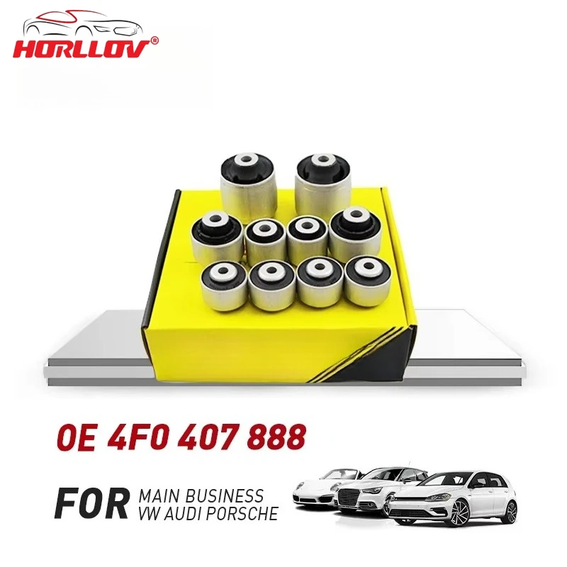 

10PCS Control Arm Bushing Kit for Audi A6 L/C6 OEM 4F0407888 Auto Parts High Quality Suspension Bushings