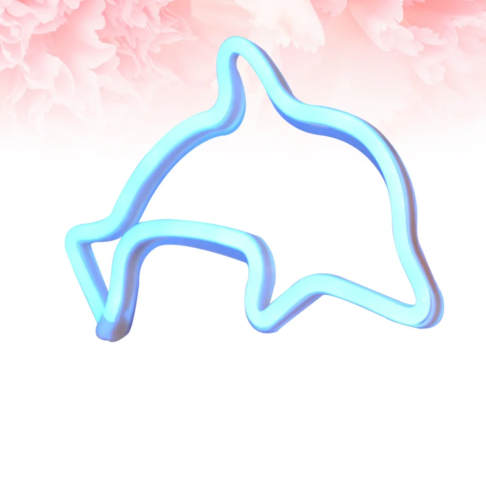 

Cute Dolphin Night Light Waterproof Plastic Lamp for Hallway Bathroom Safety Lighting Night Light